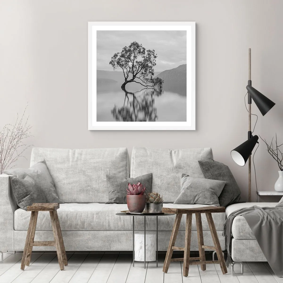 Poszter fekete keretben - Van egy ilyen ország - 60x60 cm