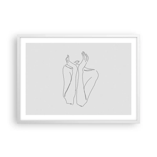 Poszter fekete keretben - Amiről a lányok álmodoznak - 70x50 cm