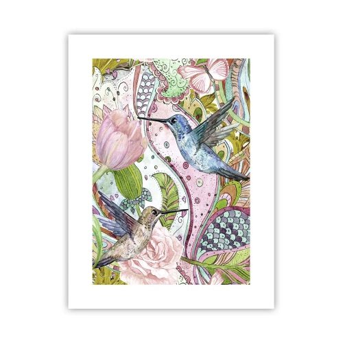 Poszter - Szőlőbe gabalyodva - 30x40 cm