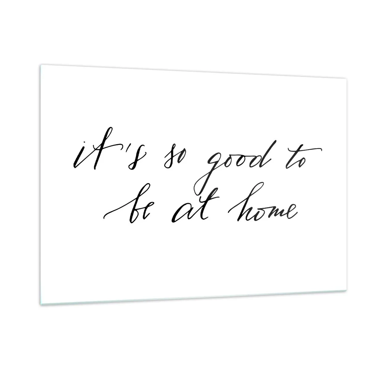 Üveg kép - Teljes igazság - 120x80 cm