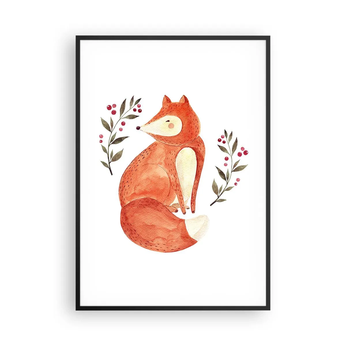 Poszter fehér keretben - Kis vörös hajú - 70x100 cm