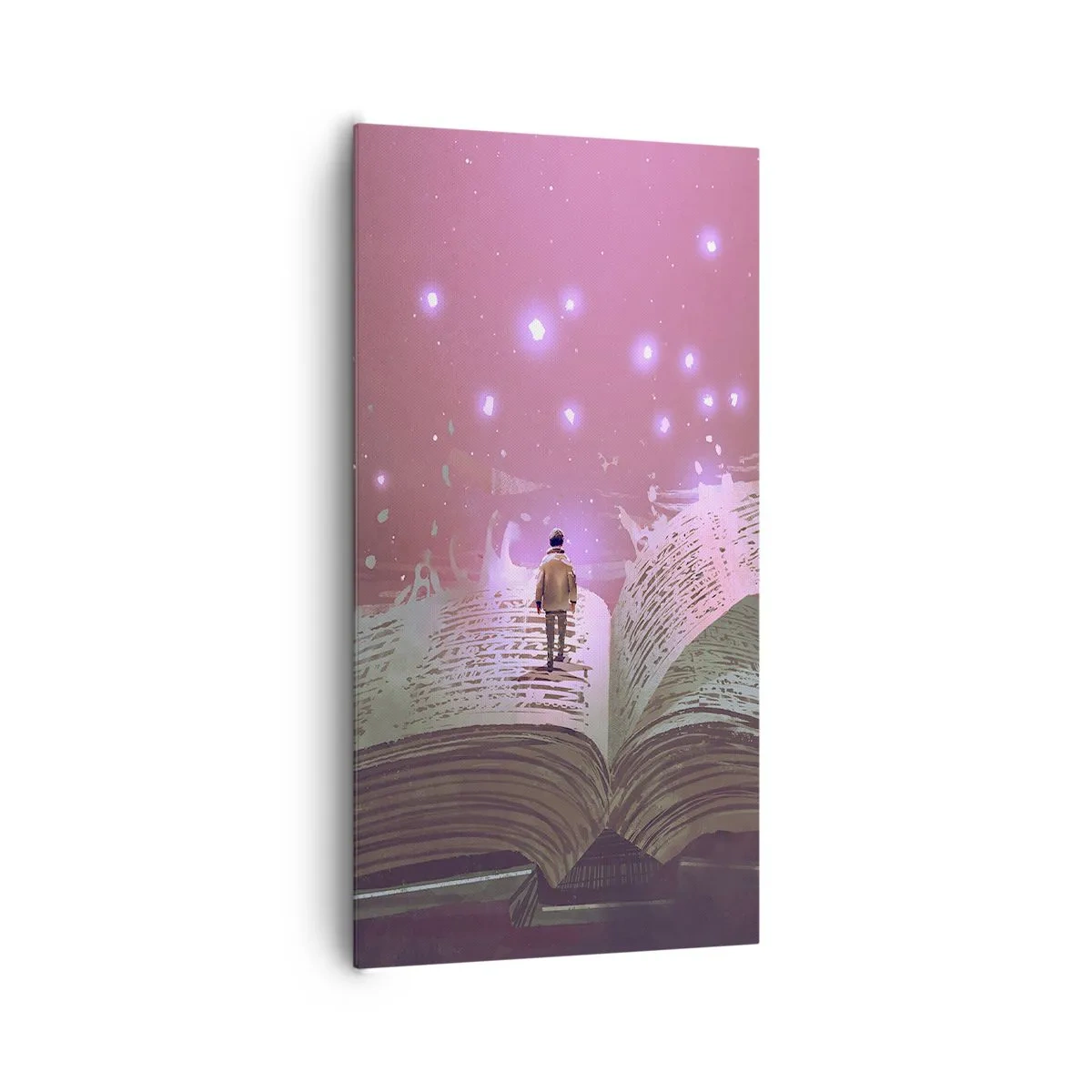 Vászonkép - Meghívás egy másik világba – olvass! - 65x120 cm