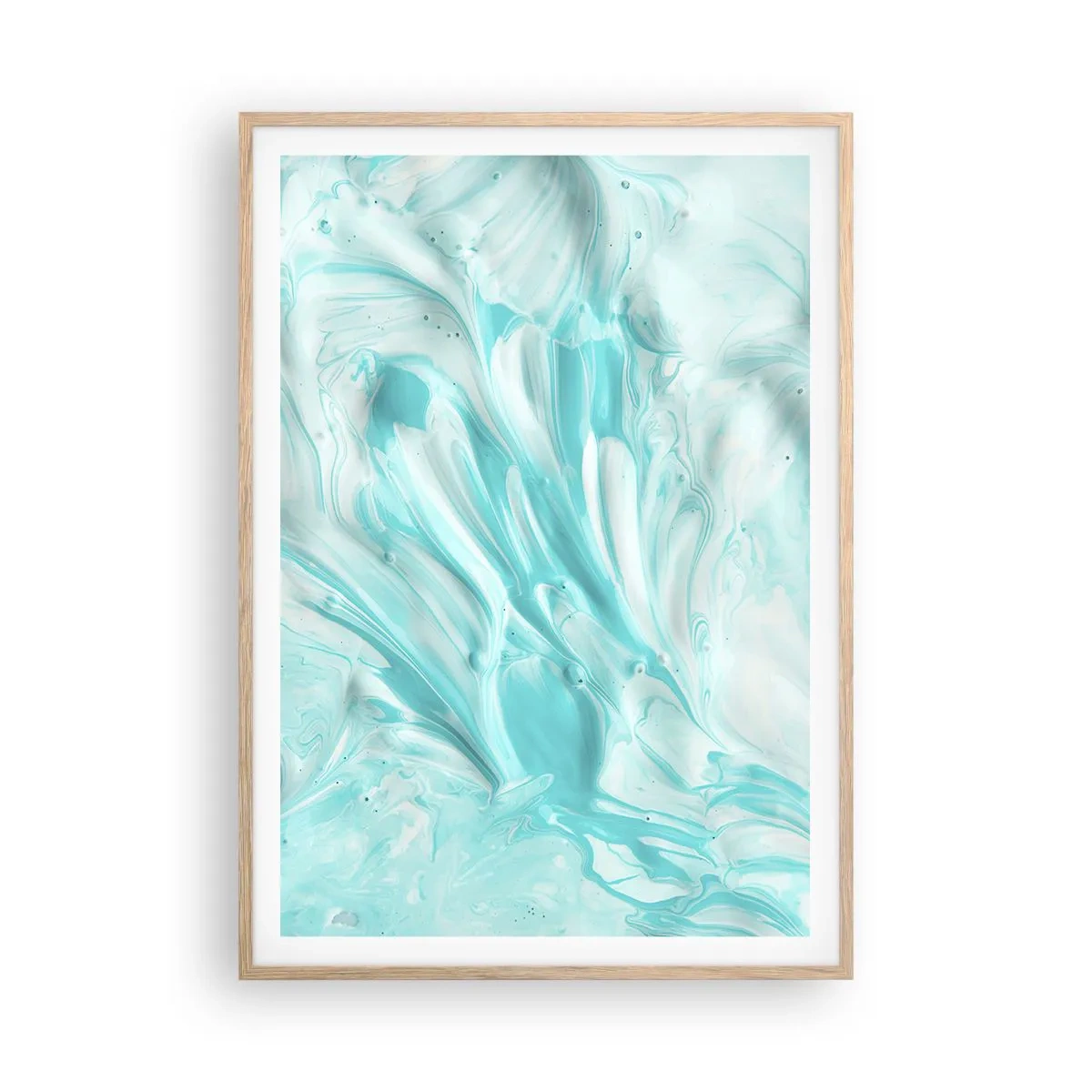 Poszter világos tölgy keretben - Örökké együtt - 70x100 cm