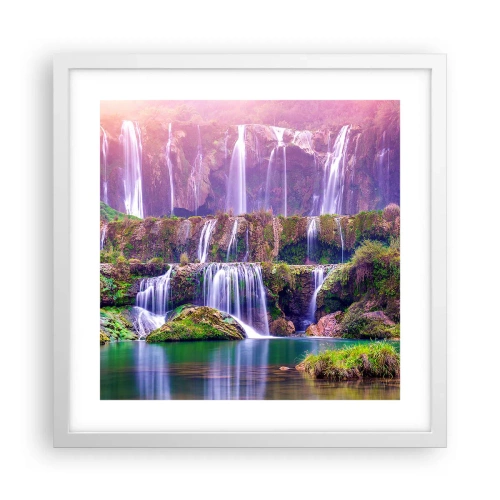 Poszter fekete keretben - Lépcső a menybe - 40x40 cm