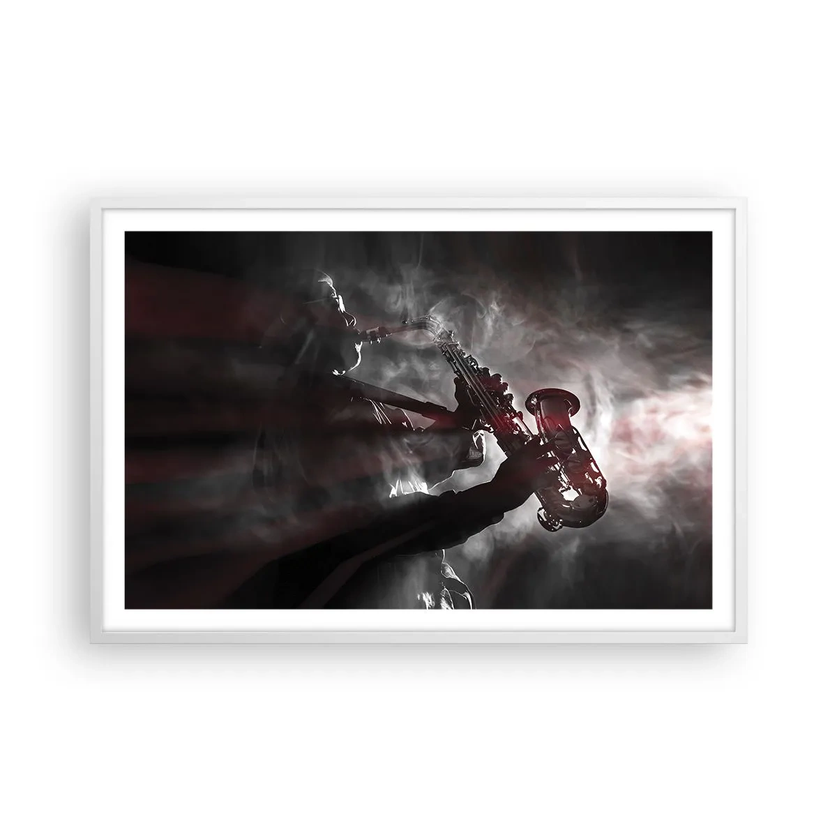 Poszter fekete keretben - A jazz párolgásban - 91x61 cm