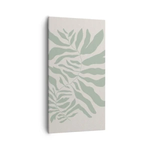 Vászonkép - Smaragdzöld ág - 55x100 cm