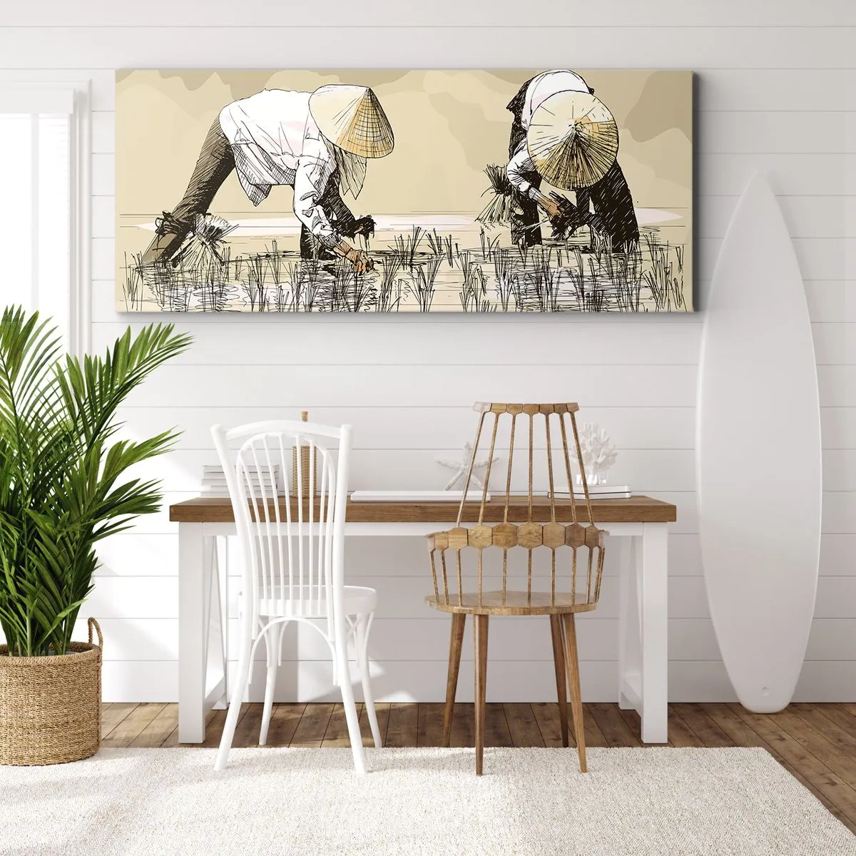 Vászonkép - Sikeres betakarítást - 120x50 cm