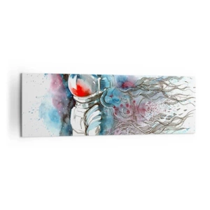 Vászonkép - Egy az egyben az űrrel - 160x50 cm
