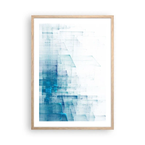 Poszter világos tölgy keretben - Hogyan lett az űr - 50x70 cm