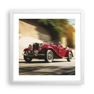 Poszter fekete keretben - Szebb, mint Szamothrakéi Niké - 40x40 cm