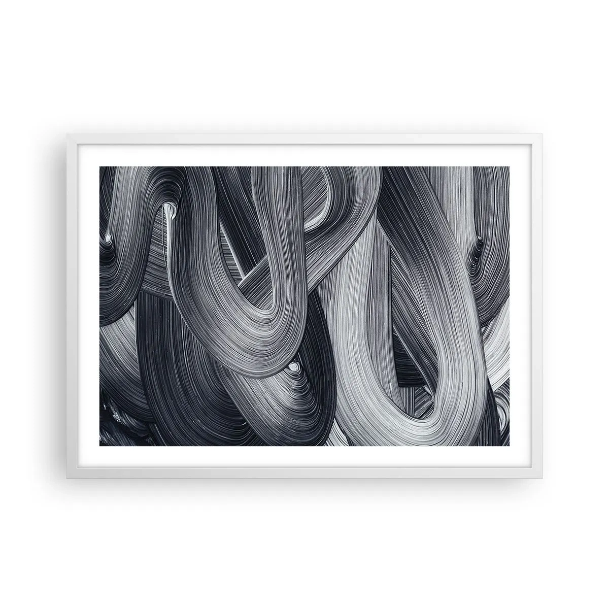 Poszter fekete keretben - A valóság folyékonysága - 70x50 cm