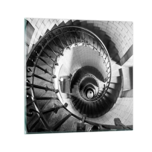 Üveg kép - Feljebb es feljebb - 60x60 cm