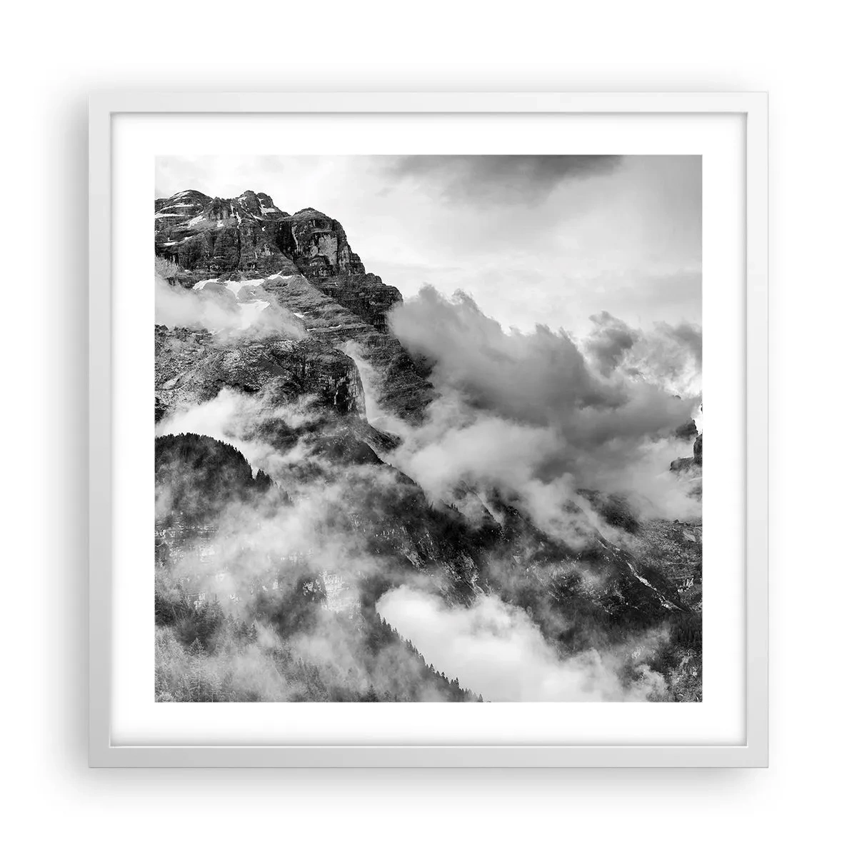 Poszter fekete keretben - Gyönyörű és kegyetlen - 50x50 cm