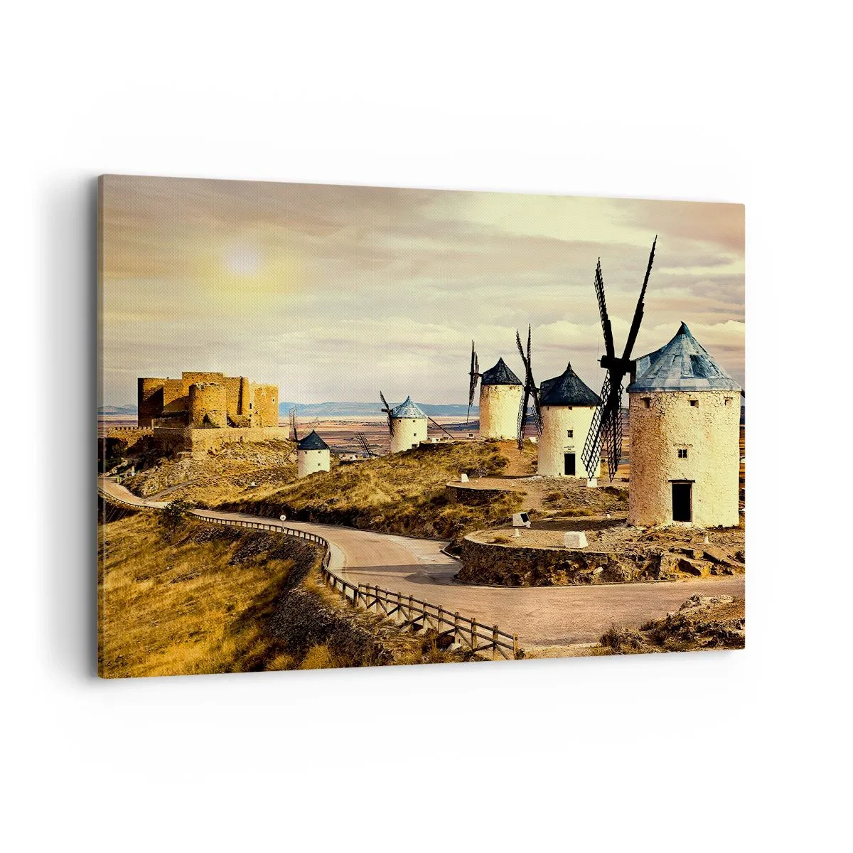 Vászonkép - Mindjárt megjelenik Don Quijote - 100x70 cm