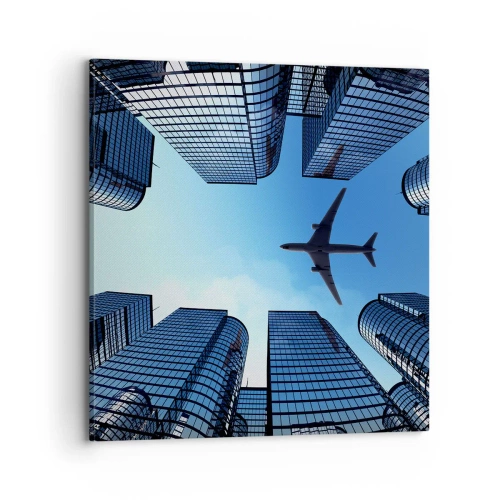 Vászonkép - Kilátás az üveg szurdokból - 70x70 cm