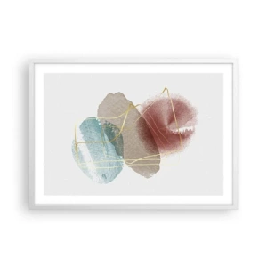 Poszter fekete keretben - Az űr koralljai - 70x50 cm