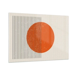 Üveg kép - Mindig a nap - 100x70 cm