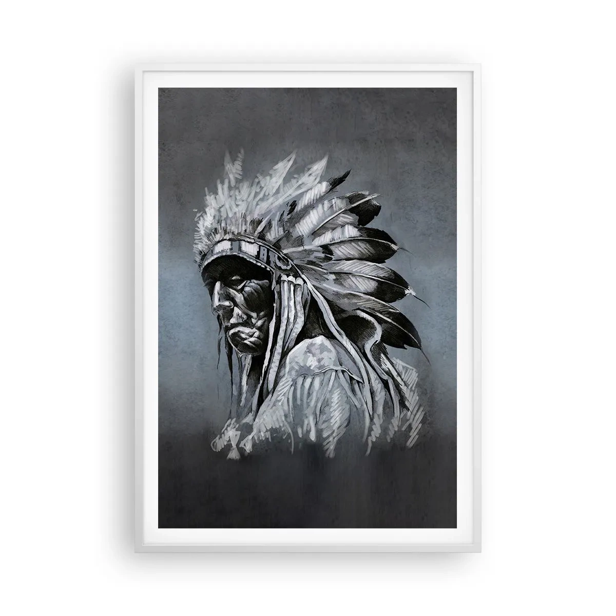 Poszter fekete keretben - Vissza a gyökerekhez - 70x100 cm