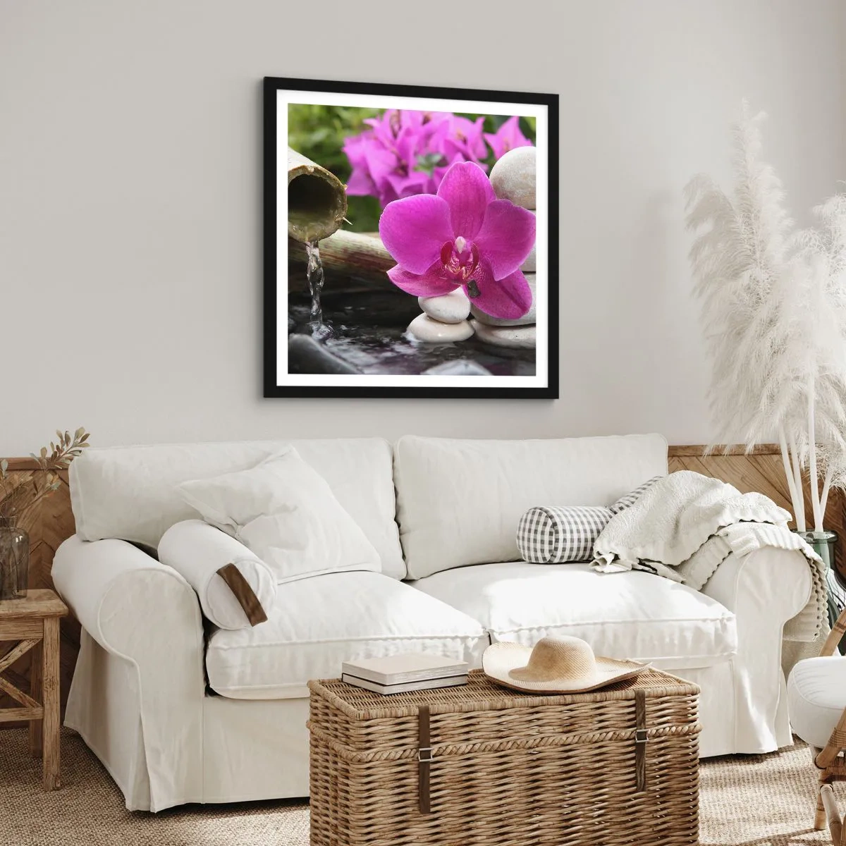 Poszter fehér keretben - Már pihensz - 40x40 cm