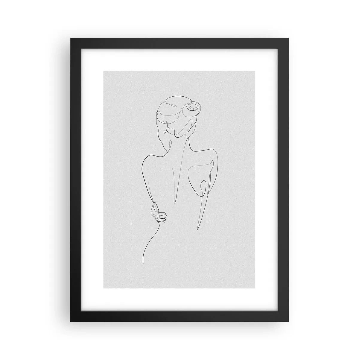 Poszter fehér keretben - Testzene - 30x40 cm