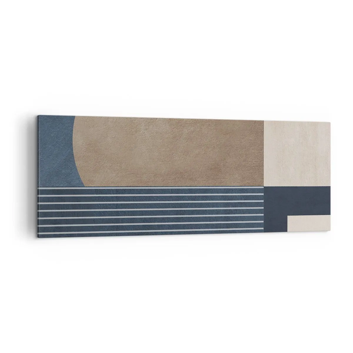 Vászonkép - Az egyszerűség és a kerekség kompozíciója - 140x50 cm