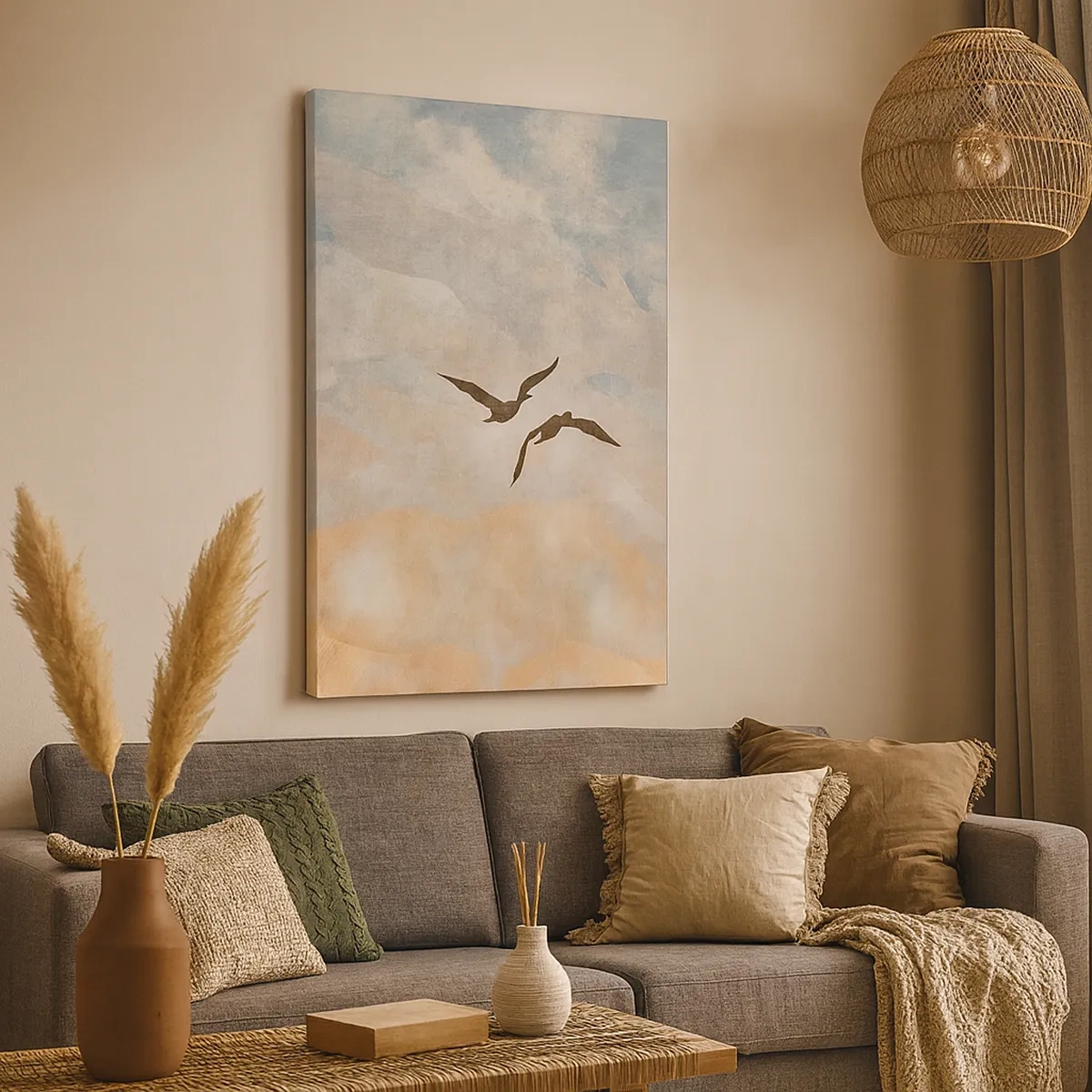 Vászonkép - Égi tánc - 50x70 cm