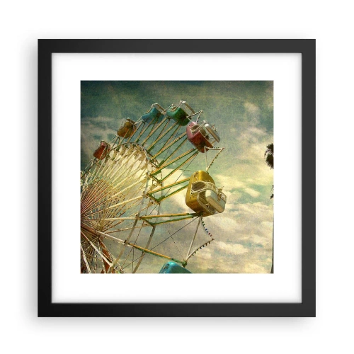 Poszter fehér keretben - Lesz, lesz mulatság.... - 30x30 cm