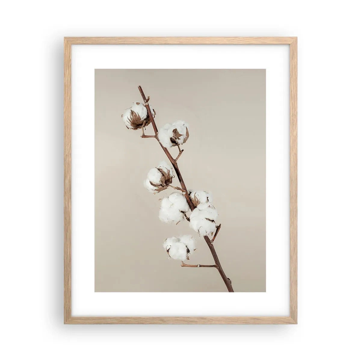 Poszter világos tölgy keretben - A puhaság forrásánál - 40x50 cm