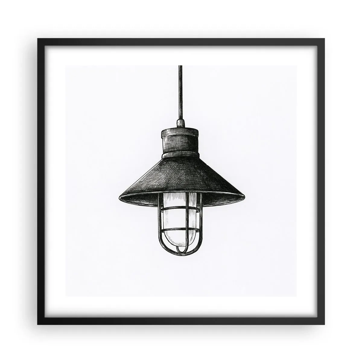 Poszter fehér keretben - Mint évekkel ezelőtt... - 50x50 cm