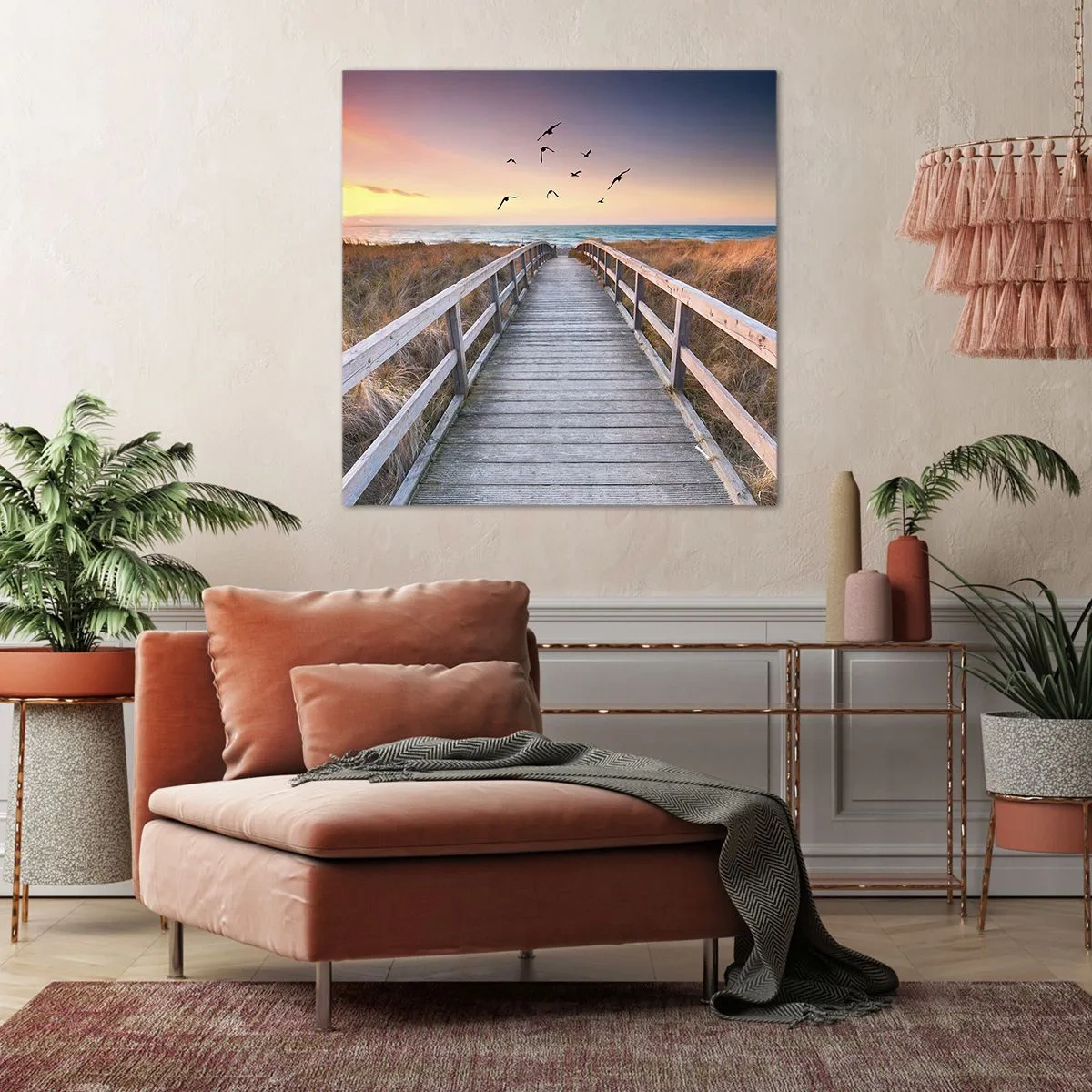 Vászonkép - Repülési tér - 50x50 cm