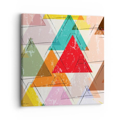 Vászonkép - Három-három - 30x30 cm