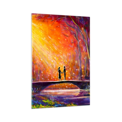 Üveg kép - Az ég is szereti őket - 70x100 cm