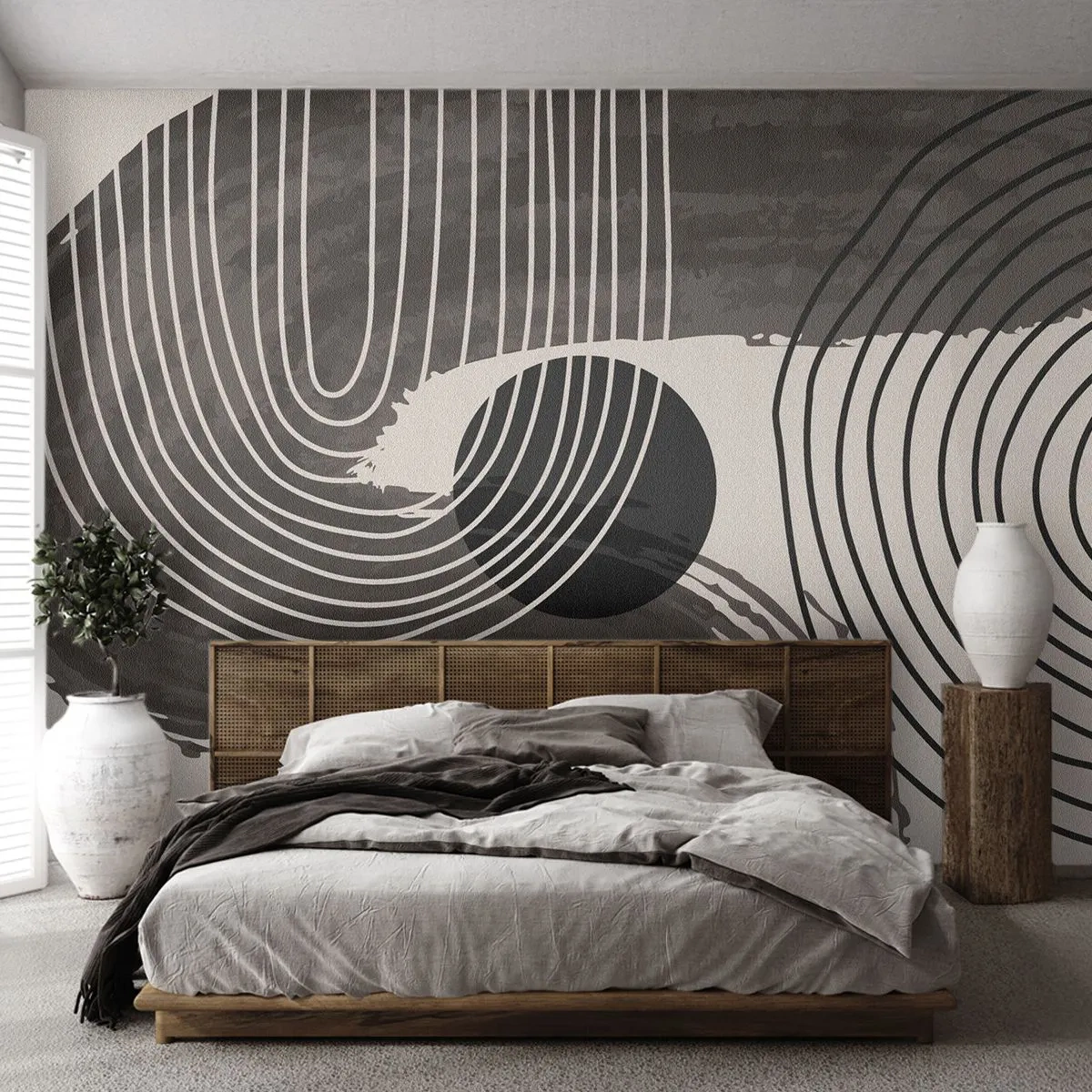 Fotótapéta Premium Sand - Az ovális nyer - Absztrakció, Minimalizmus, Darab - 100x70 cm