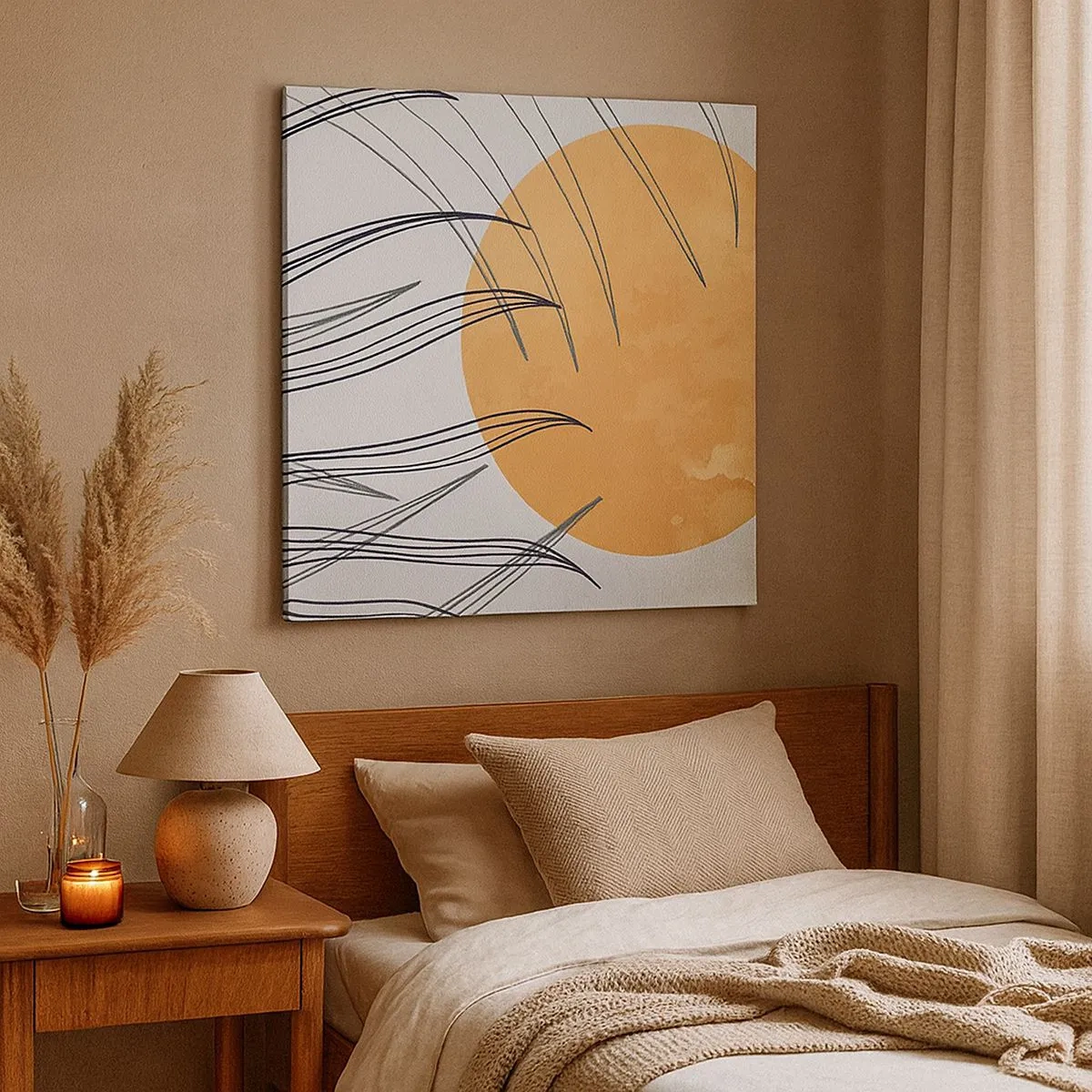 Vászonkép - Mindig a nap felé - 30x30 cm