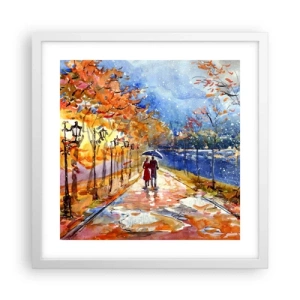 Poszter fekete keretben - Együtt az idő határáig - 40x40 cm