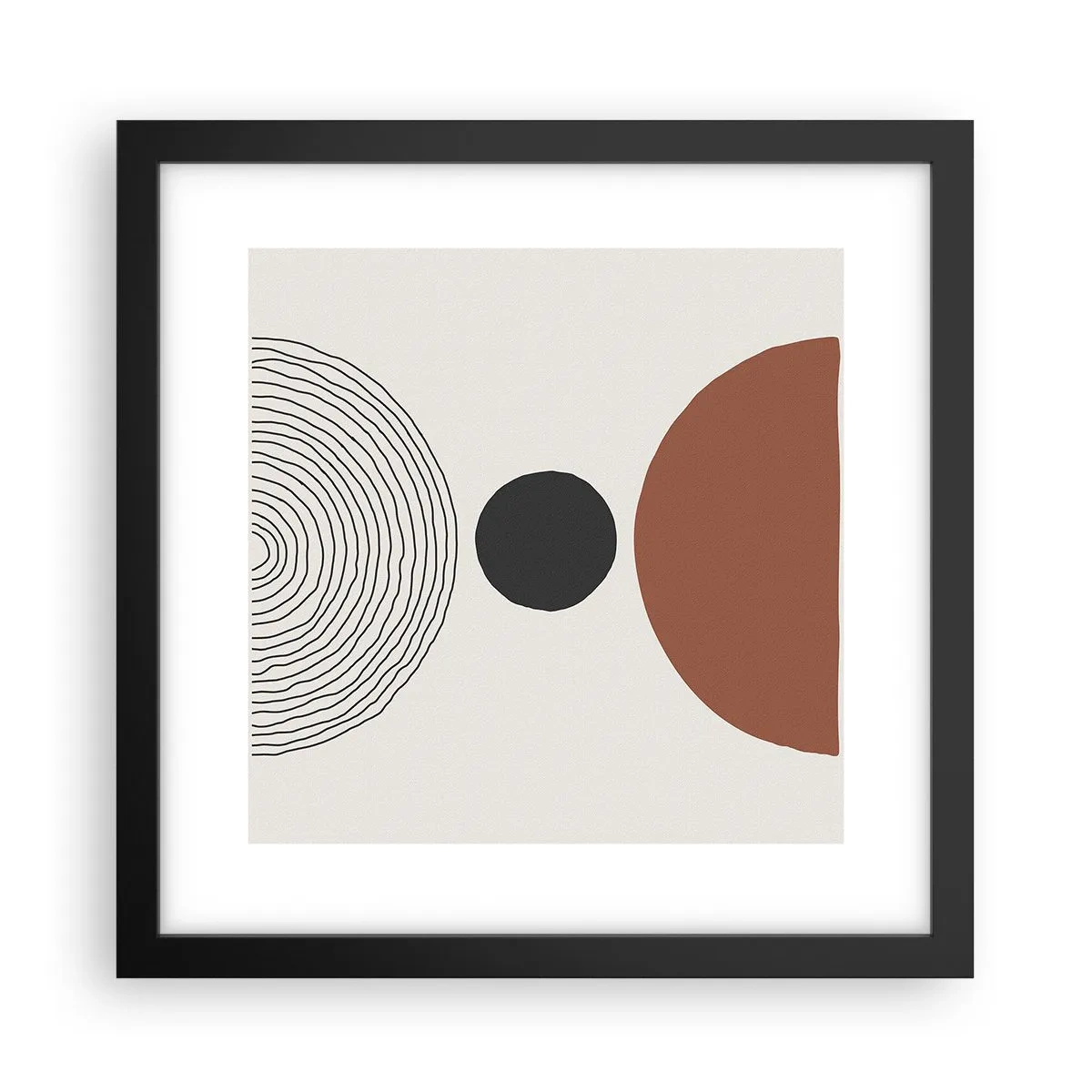 Poszter fehér keretben - A figyelem középpontjában - 30x30 cm