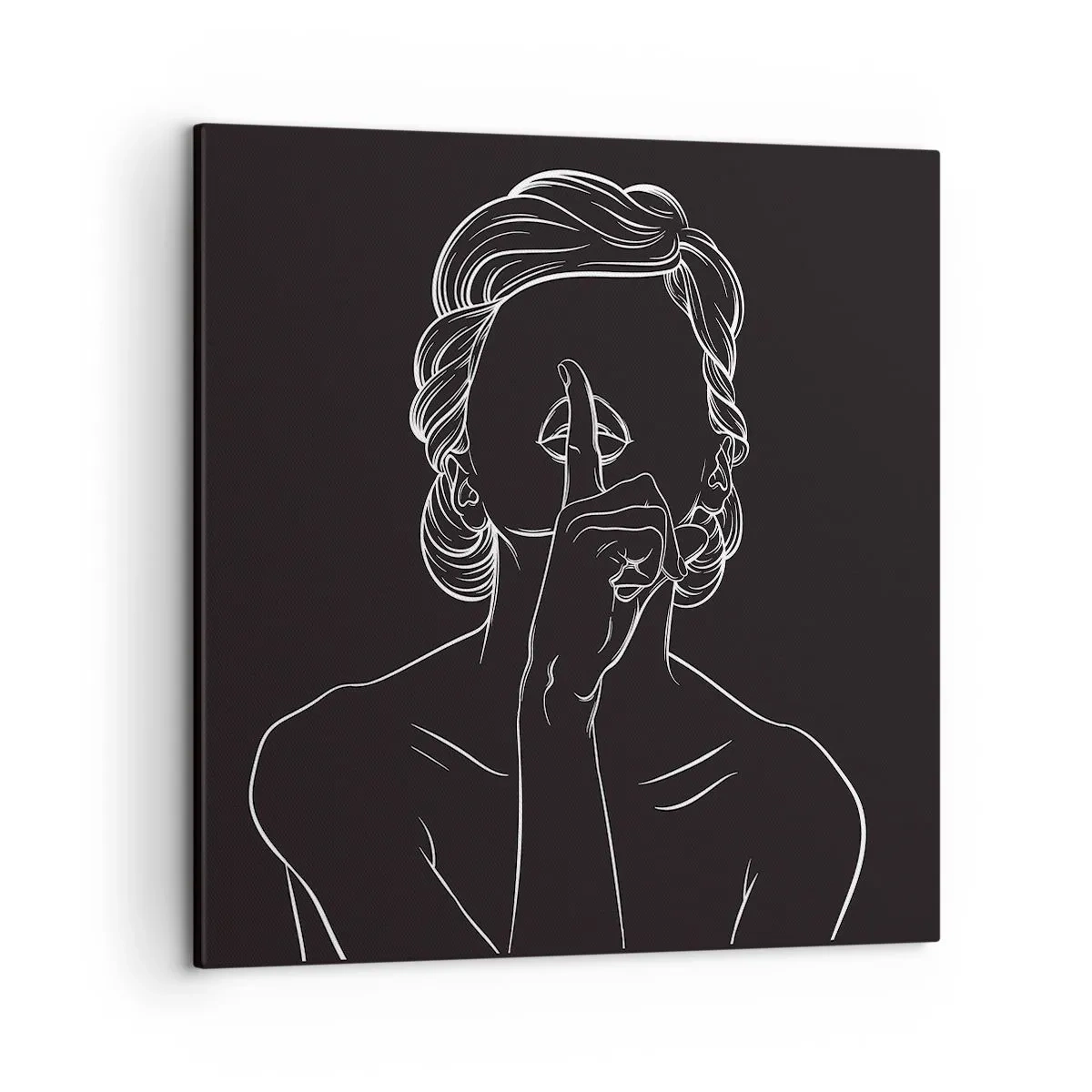 Vászonkép - A szépség csendben virágzik - 50x50 cm