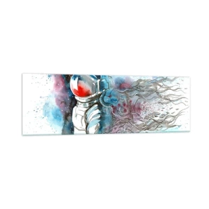 Üveg kép - Egy az egyben az űrrel - 160x50 cm