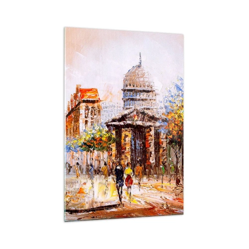 Üveg kép - Párizsi séta - 70x100 cm