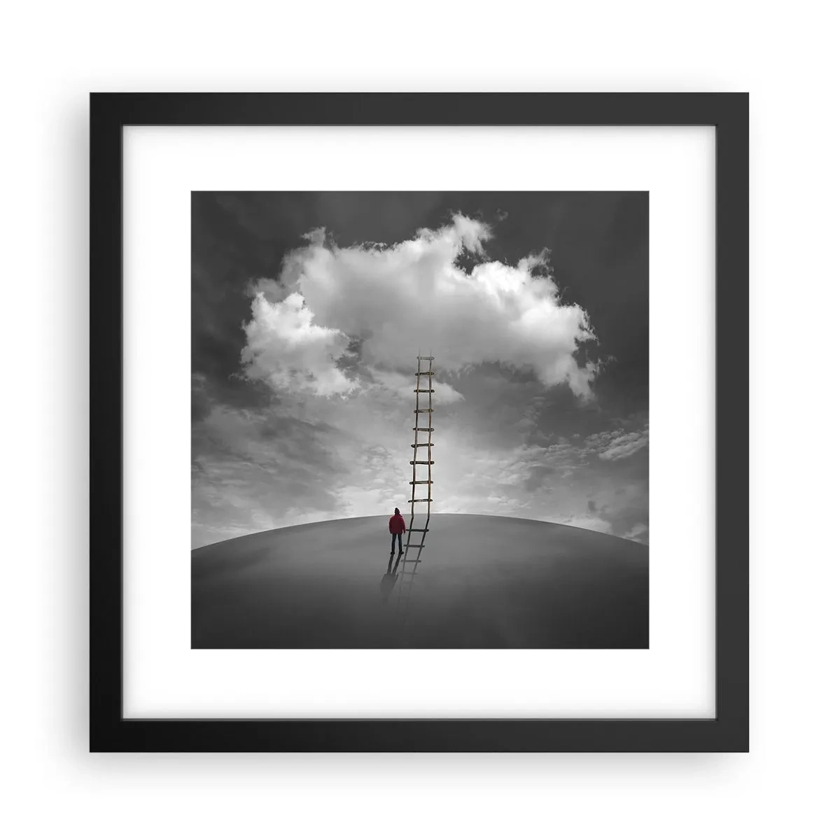 Poszter fehér keretben - Minden lehetséges - 30x30 cm