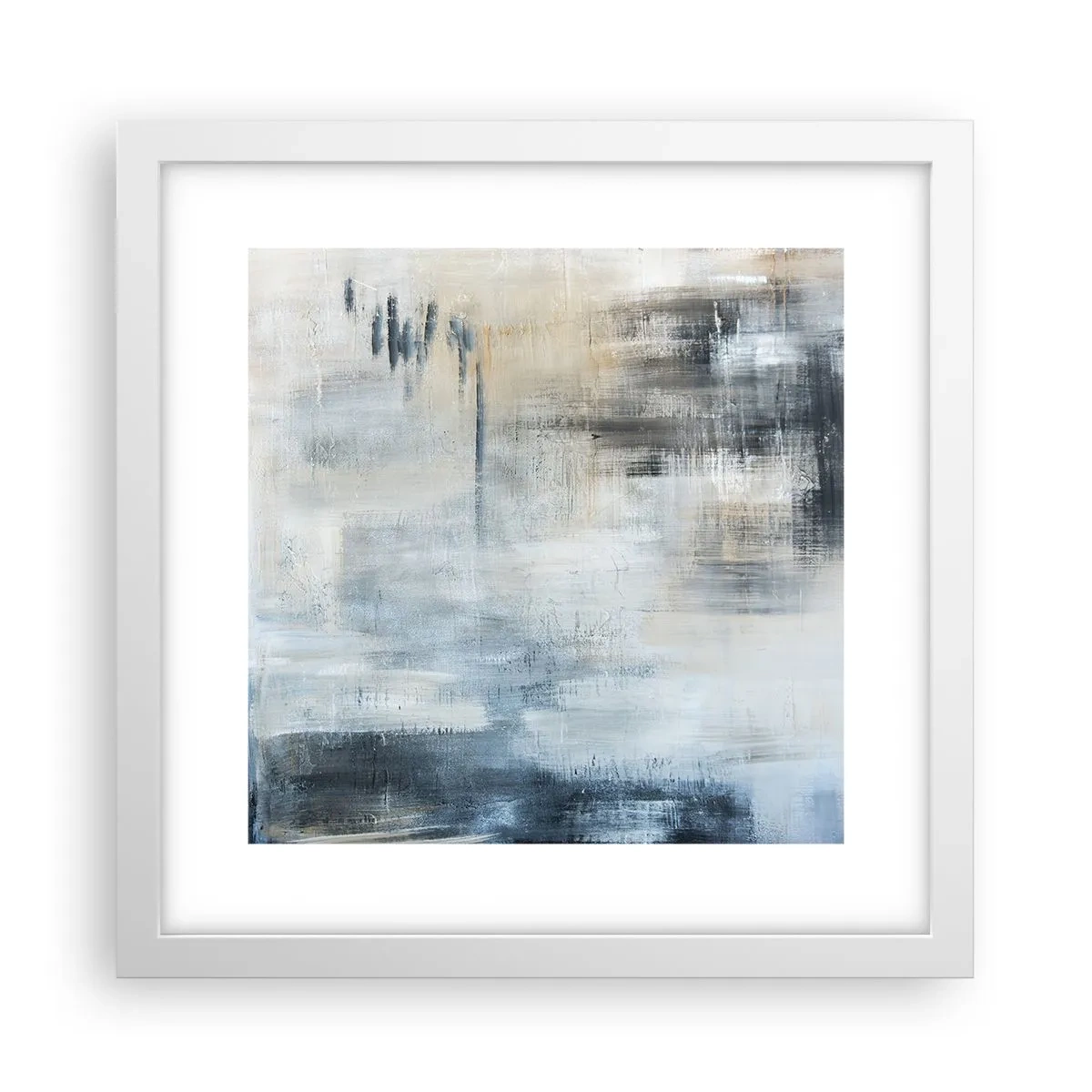 Poszter fekete keretben - A kék fátyol mögött - 30x30 cm