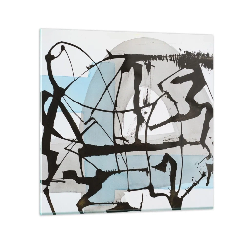 Üveg kép - Mindennek ellenére kék - 60x60 cm