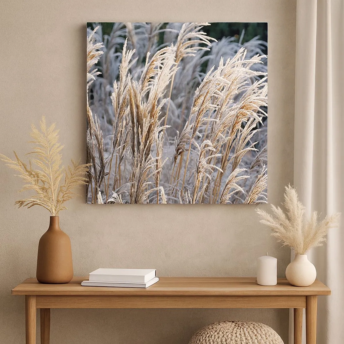 Vászonkép - Zúzmarába öltözött - 30x30 cm