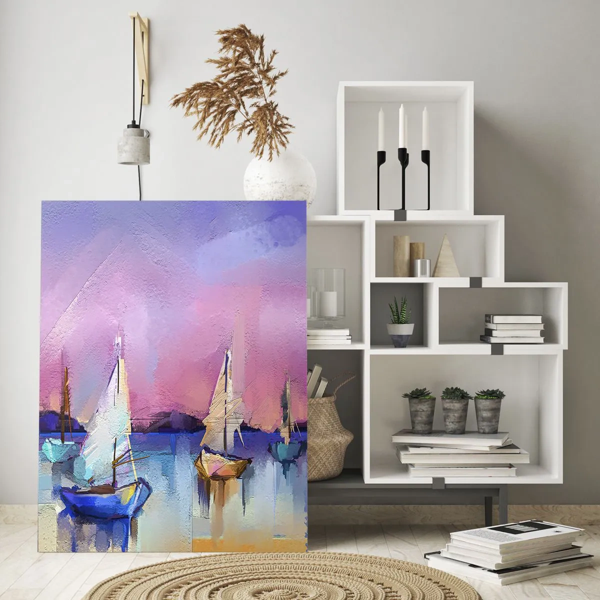 Üveg kép - Irány: széles vizek - 70x100 cm