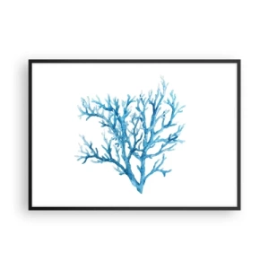 Poszter fehér keretben - Tengeri filigrán - 100x70 cm