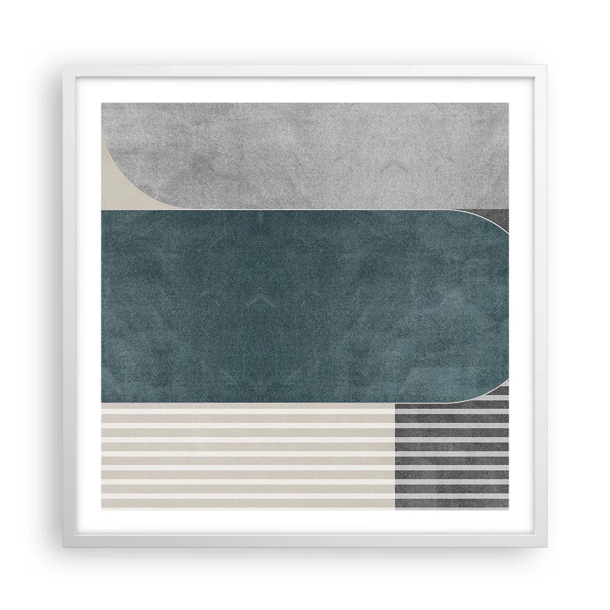 Poszter fekete keretben - Vízszintes kompozíció - 60x60 cm