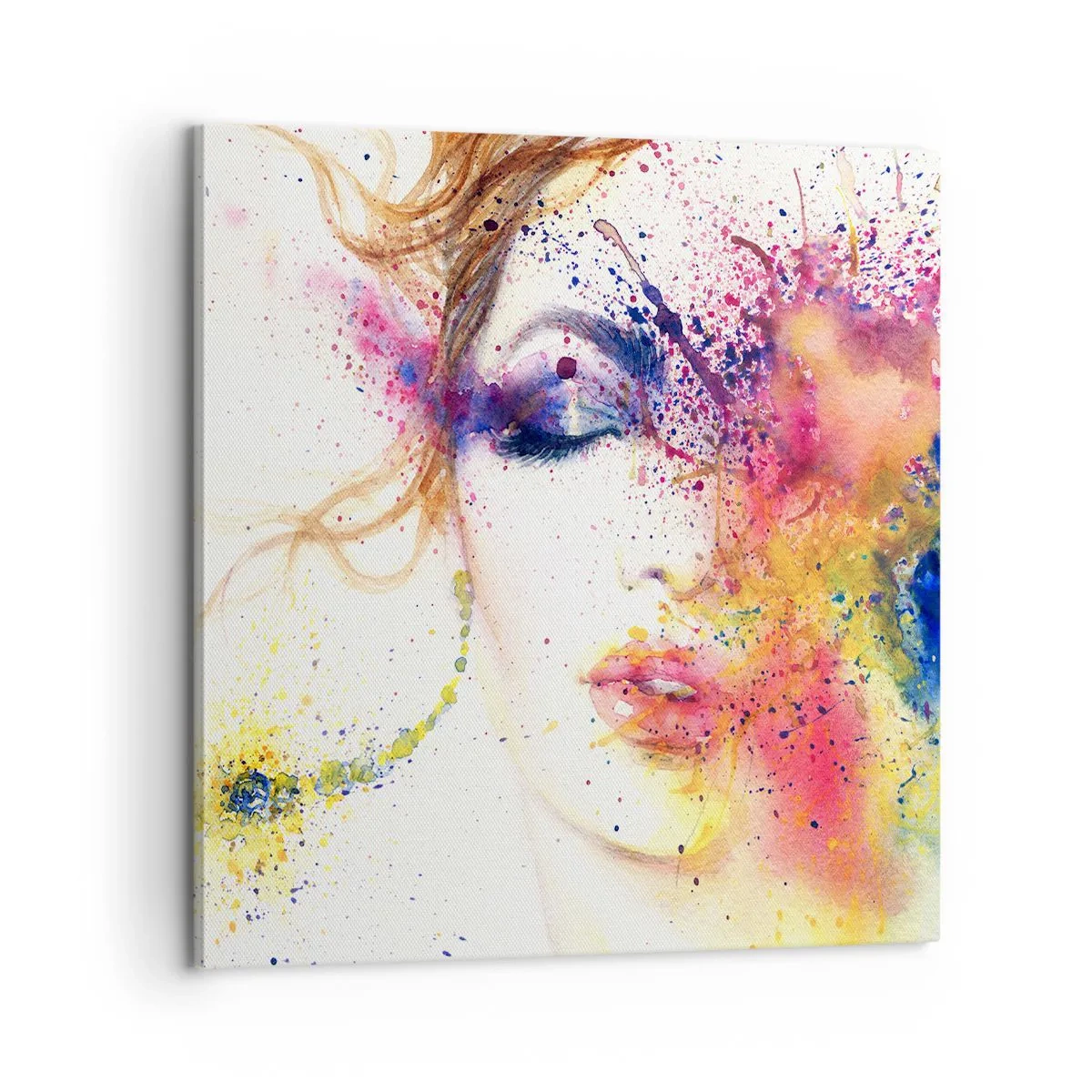 Vászonkép - Szivárványszédülés - 60x60 cm