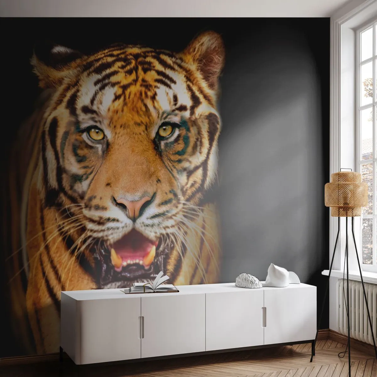Fotótapéta Premium Canvas - Szívében vad - Állatok, Tigris, Ragadozó - 300x210 cm