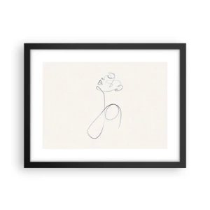 Poszter fehér keretben - Álmokban hurkolt - 40x30 cm