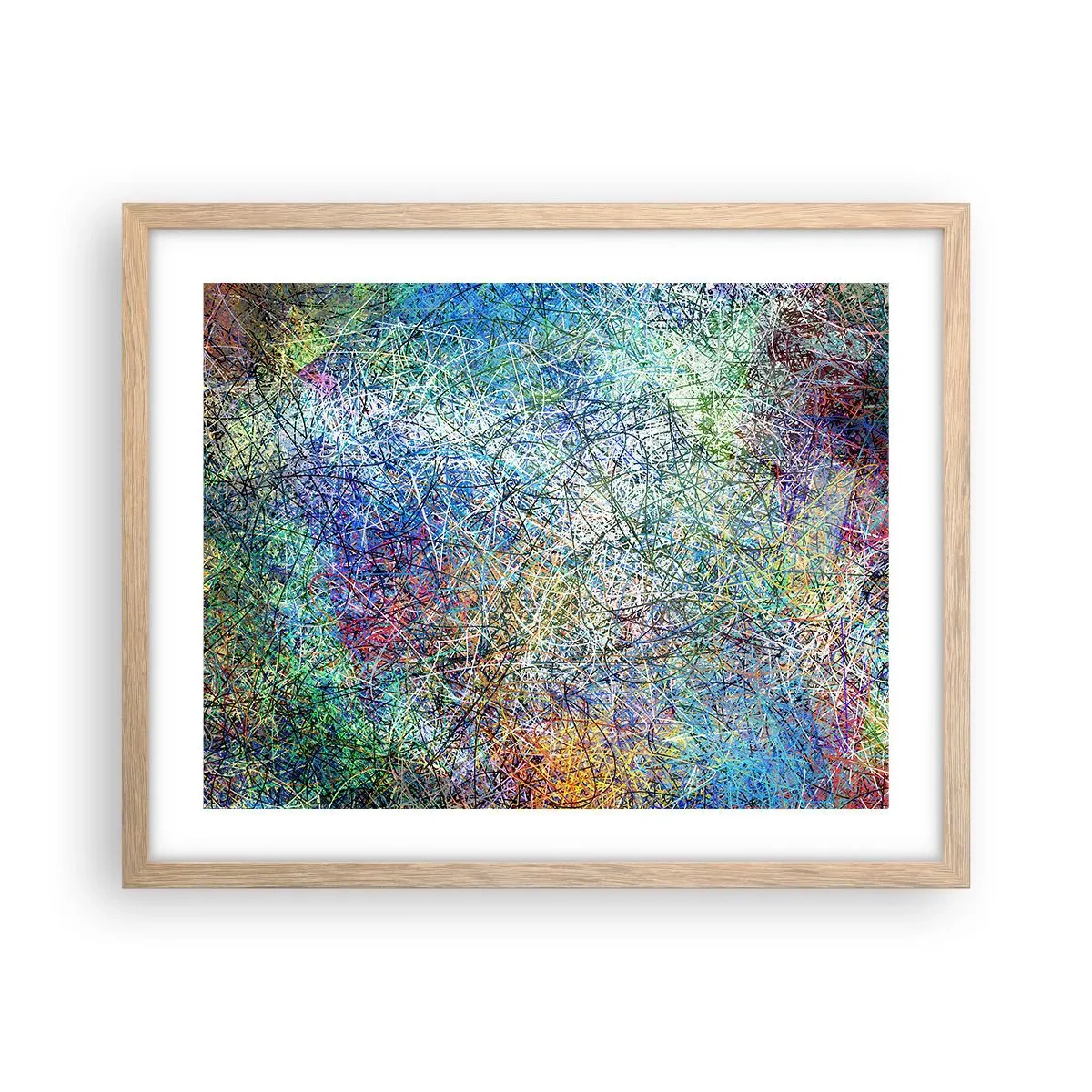 Poszter világos tölgy keretben - Ez nem olyan egyszerű - 50x40 cm